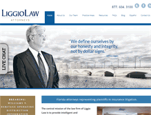 Tablet Screenshot of liggiolaw.com
